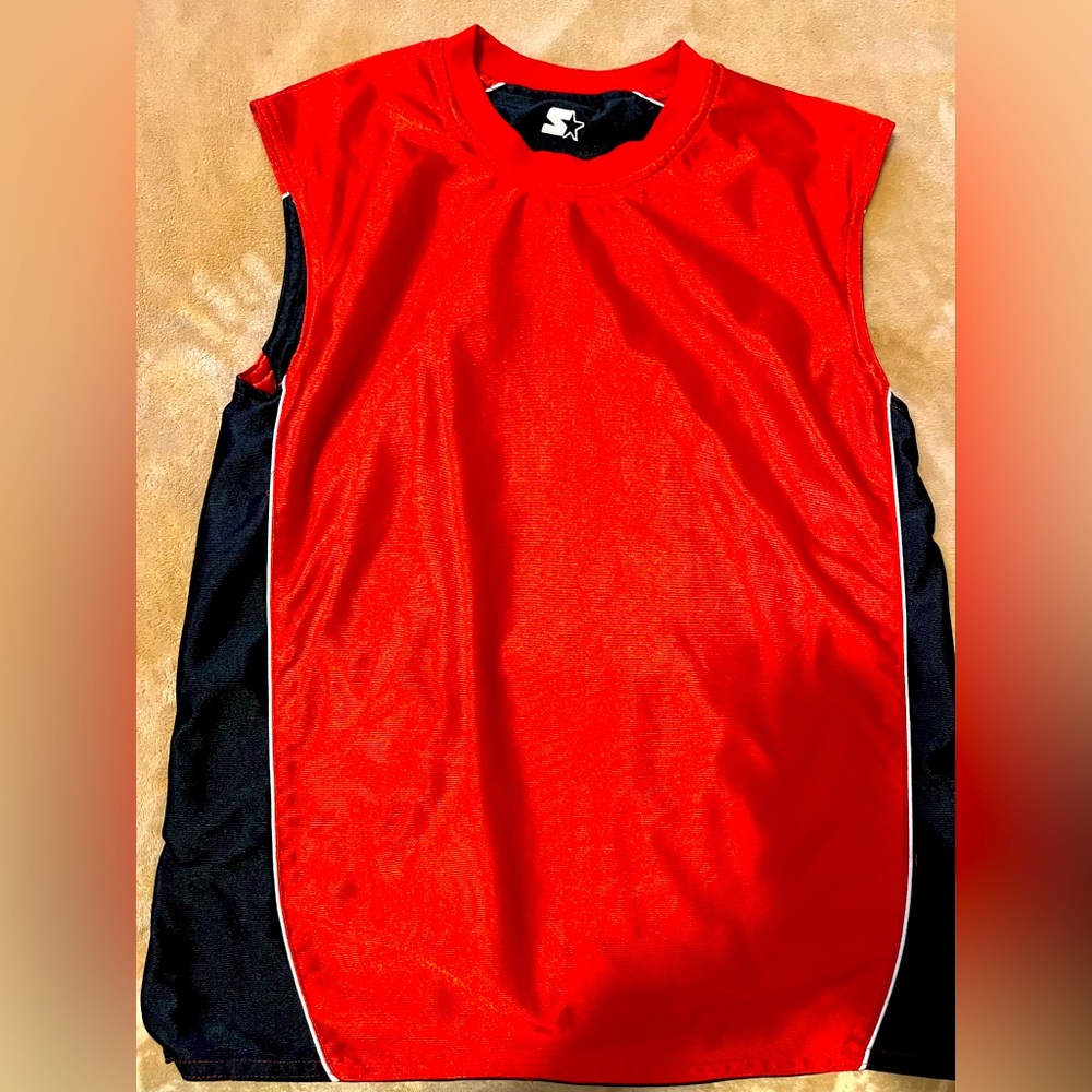 STARTER Brand boys REVERSIBLE Sleeveless jersey/shirt Size Large 12/14